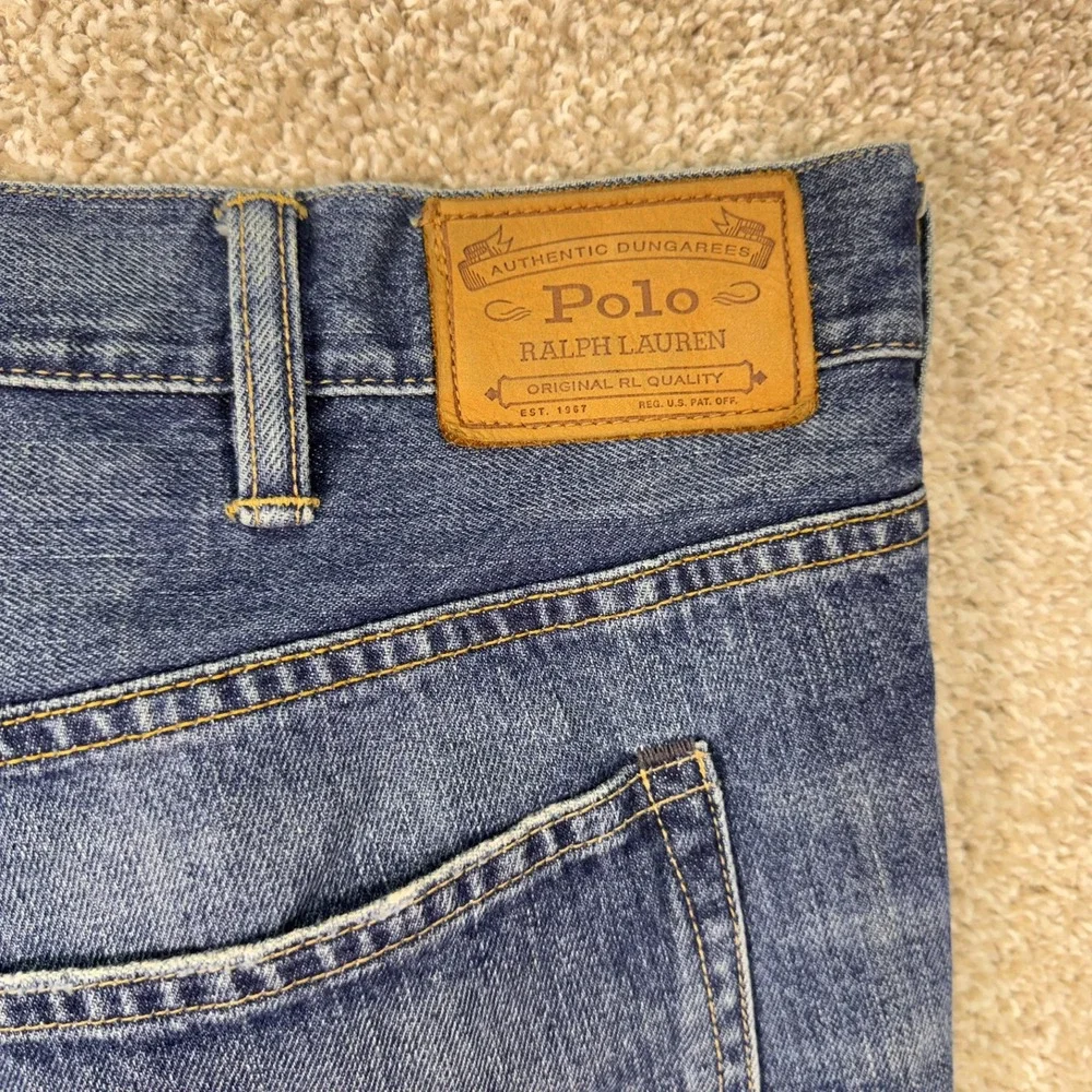 Polo Ralph Lauren Jeans Mens 44 Hampton Straight Blue Denim EUC